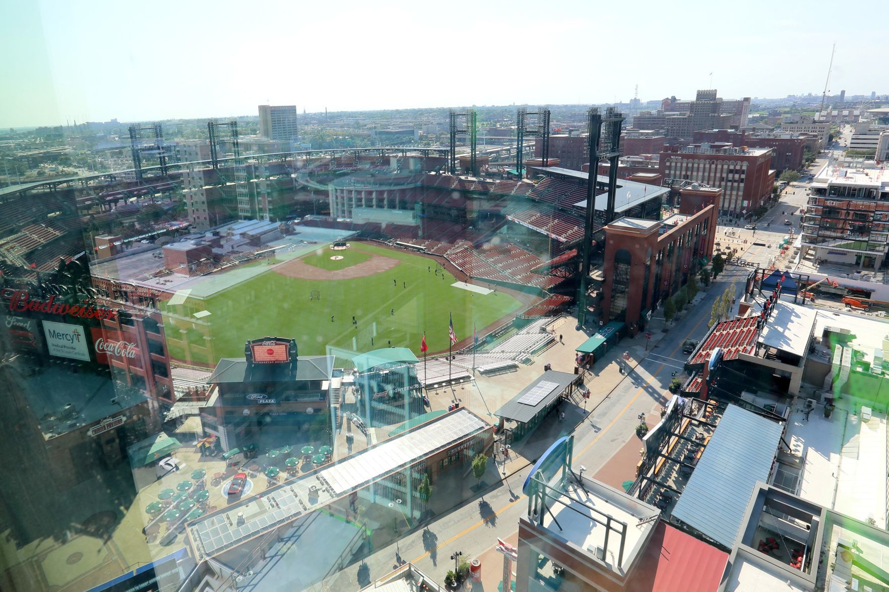 Views from One Cardinal Way residential tower